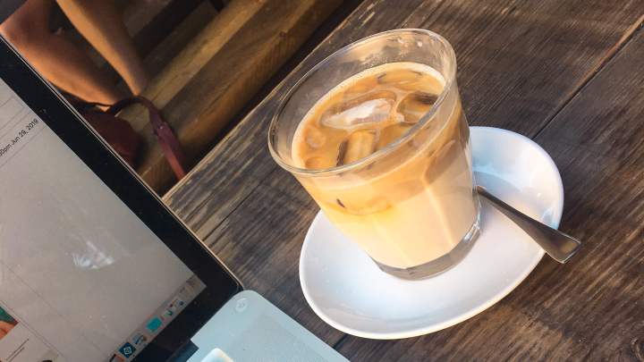 vegan iced cappuccino