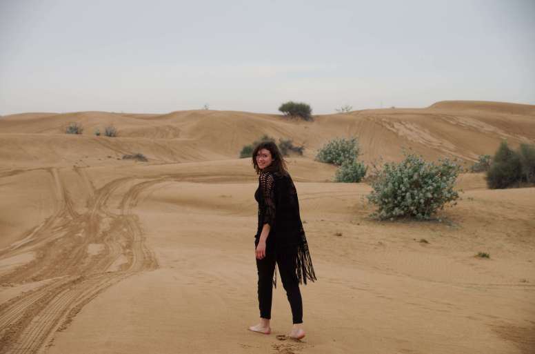 Dubai Desert freedom photoshoot